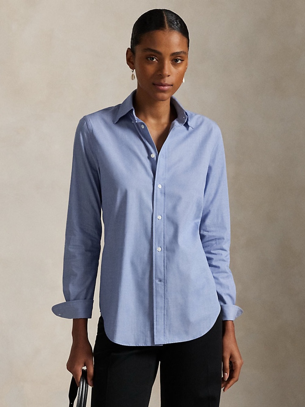 Polo by Ralph Lauren Light Blue Women's Dress Shirt